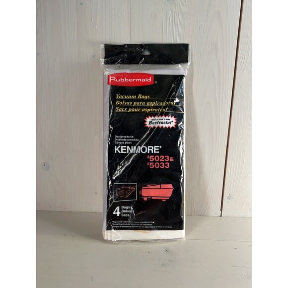 Brand New Rubbermaid Kenmore 5023 5033 Vacuum Bag 4 Bags total - free ship - Picture 1 of 2